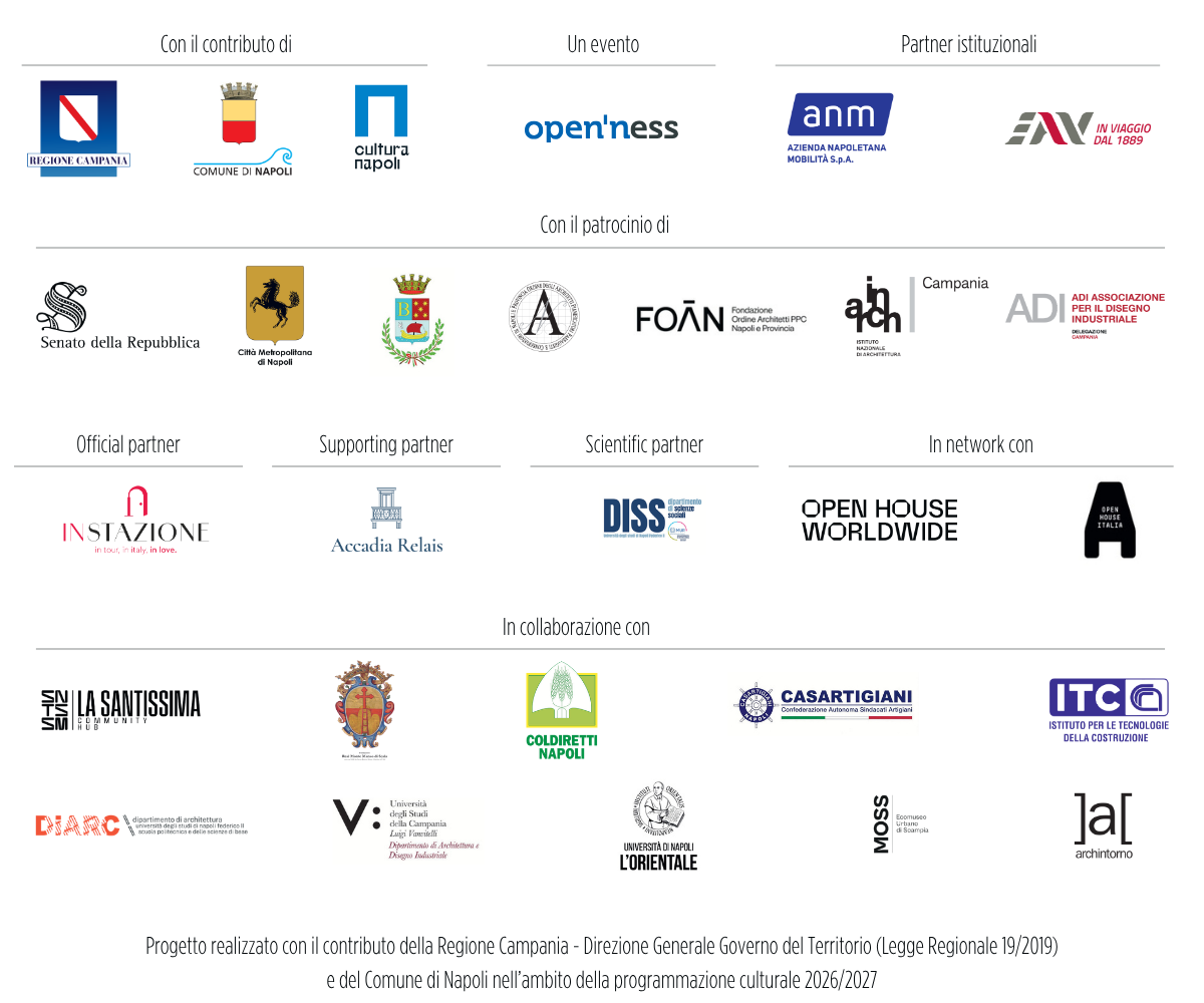 Colophon Open House Napoli 2025